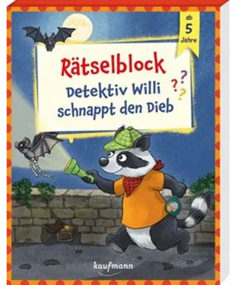 Produktbild von Rätselblock - Detektiv Willi schnappt den Dieb