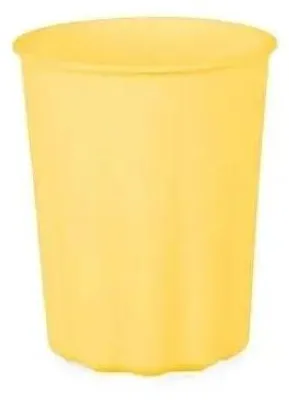 Immagine prodotto di Bicchierini di plastica Falbanka, gialli, 220 ml, 4 pezzi - PartyDeco