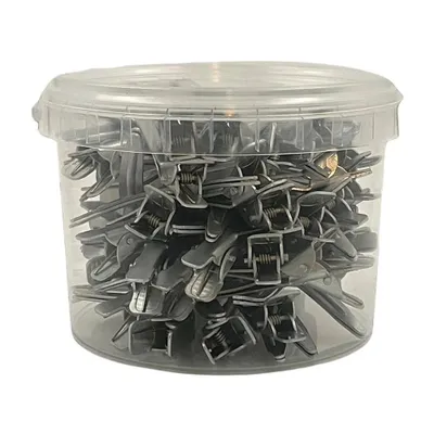 Produktbild von AP Aluminium Haarspangen in Silber 9 cm 50 Stück