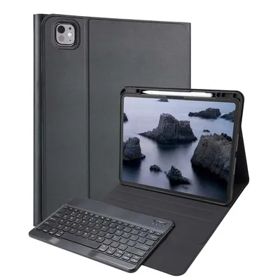 Immagine prodotto di Accezz Tastiera QWERTY Bluetooth flip cover per iPad Pro 13 (2024) M4 - Nero