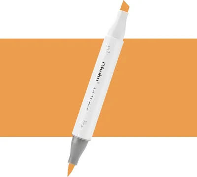Zdjęcie produktu dla Dwustronny pędzel i dłuto OHUHU, Y9 Yellow Orche