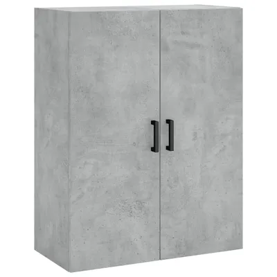 Imagen del producto de Armario de pared gris hormigón 69,5x34x90 cm