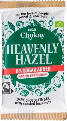 Productafbeelding van Chokay Chocolate-Bar Dark Hazelnuts (70 gr)