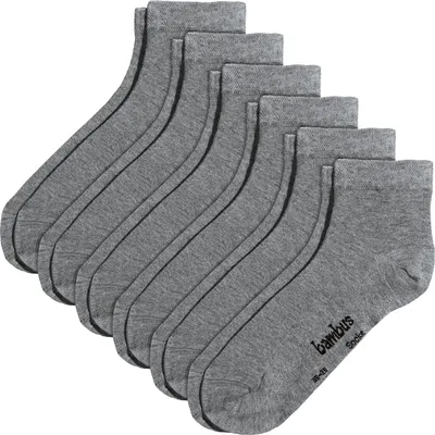Produktbild von Erwin Müller Herren-Kurzsocken 6 Paar grau 39 - 42