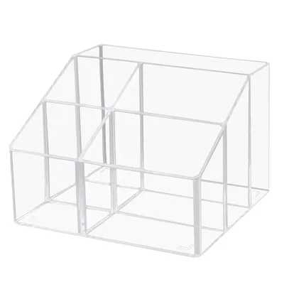 Produktbild von Schreibtisch-Organizer aus Acryl, transparenter Stifthalter und Bleistifthalter, Präsentationsständer für Büro, Schule und Zuhause,16.5*14*11.5cm