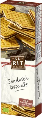 Produktbild von De Rit - Sandwich Biscuits, Zartbitter - 150g