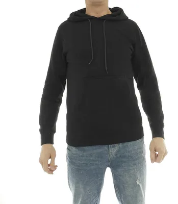 Produktbild von Uni Hoodie Pullover Sweatshirt Sweat warm Vlies Kapuze Pulli 7500 M schwarz