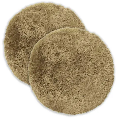 Obrázok produktu pre vidaXL Vankúšový poťah, 2 ks, HEERLEN, svetlozelený, priemer 50 cm, materiál: flísová tkanina