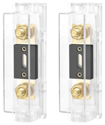 ANL-Sicherungshalter, 0/2/4 AWG, 2 Stück, 120 A, Gold