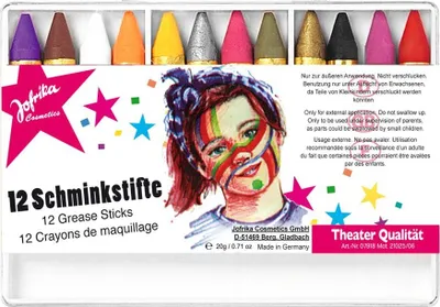 Produktbild von 12 Karneval Schminkstifte