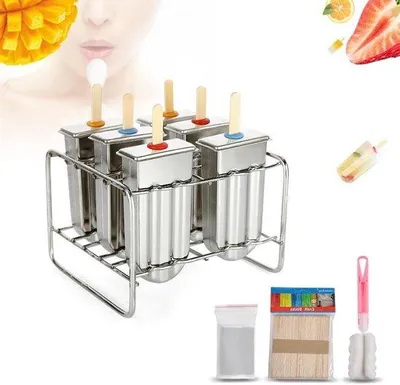 Produktbild von Famanu Eis am Stiel Formenständer - Eiscreme Maker für Sommerfeste