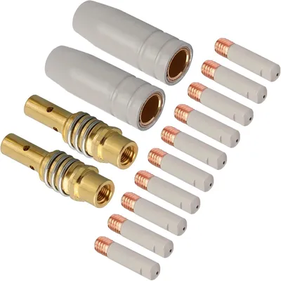 Image de Buse de gaz avec revêtement protecteur, 8 mm, pièce de rechange pour pistolet de soudage MIG MAG