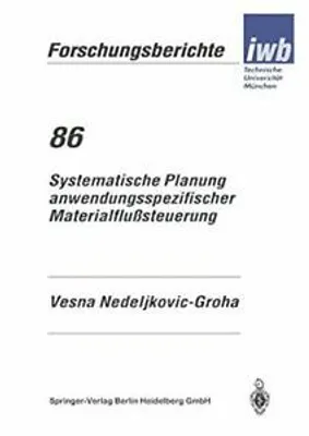Obrázek produktu pro Systematische Planung anwendungsspezifischer Materialflußsteuerung