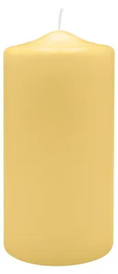 Produktbild von Spitzkopf Stumpen Kerzen Grapefruit Hellgelb 20 x Ø 9 cm, 6 Stück