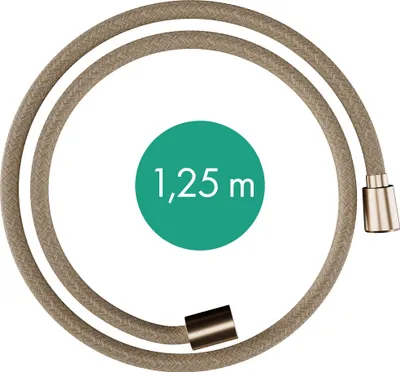 Immagine prodotto di hansgrohe Designflex flexible de douche textile, longueur 1250mm, 28220140, 28220140