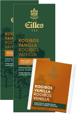Produktbild von EILLES TEE Teebeutel Rooibos Vanilla, Sparpack mit 2x25er Box