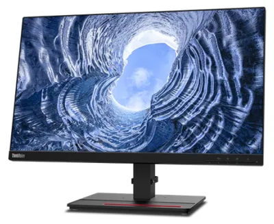 Produktbild von Lenovo ThinkVision T24i-2L, 60,5 cm (23.8"), 1920 x 1080 Pixel, Full HD, LED, 6 ms, Schwarz
