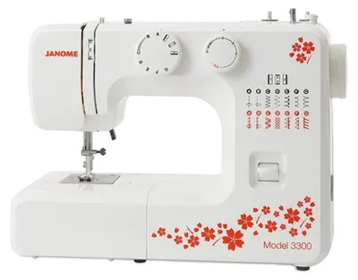 Nähmaschine 3300, 12 Stiche, 4-Stufen-Knopfloch, Freiarm
