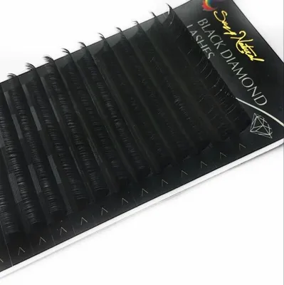 Produktbild von Wimpernverlängerung Einzelwimpern Mink Lashes D Curl 0.25 15mm