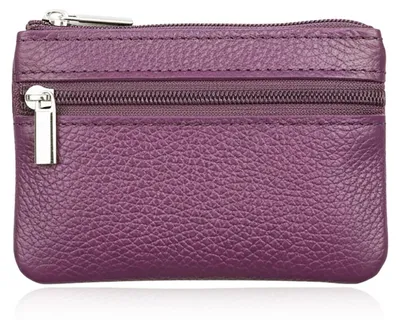 Produktbild von Schlüsseletui Leder Klein Lila für Damen Herren