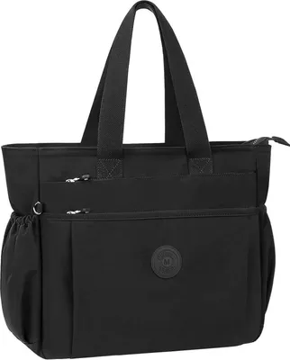 Image de WACCET Grand sac à main en nylon imperméable pour femme avec de nombreux compartiments