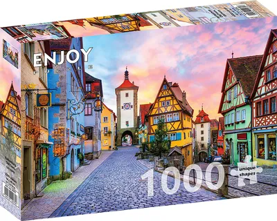 Immagine prodotto di Puzzle 1000 pezzi Enjoy – Città Vecchia di Rothenburg, Germania