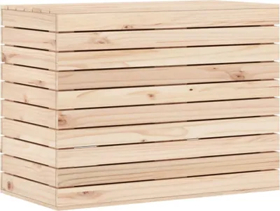 Immagine prodotto di vidaXL Cassettone per lavanderia 88,5x44x66 cm in legno di pino massiccio