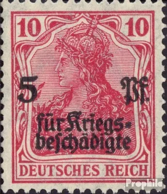 Produktbild von Briefmarken Deutsches Reich 1919 Mi 105 mit Falz Germania mit Aufdruck