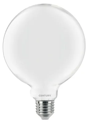 Image de Ampoule LED sphérique CENTURY INCANTO SATIN 12 W, culot E27, 6000 K
