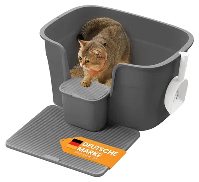 Produktbild von Feandrea Katzenklo, mit hohen Seitenwänden