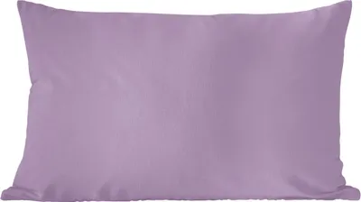 Produktbild von MuchoWow® Zierkissen Sofakissen Wohnzimmer Dekokissen 50x30 cm Innenbereich - Violett - Farben - Farbe - Einfarbig - Wohnzimmerdekoration - Polster mit Photo