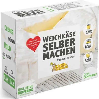Produktbild von Weißschimmel (Camembert) selber machen Set - Lab wählbar: mit Naturlab
