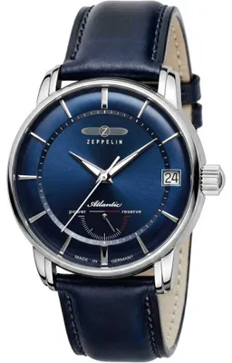 Produktbild von Zeppelin Herrenuhr Mod. 84163 Quarz-Analoguhr mit Datumsanzeige, 46 mm, 5 ATM