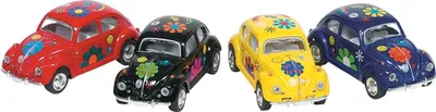 Immagine prodotto di Volkswagen Maggiolino classico (1967) con stampa, stampaggio a iniezione, 1:64