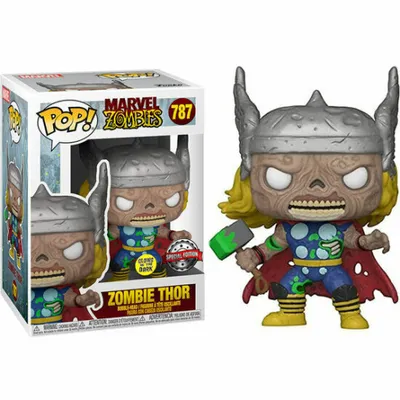 Produktbild von Funko Pop! Marvel Zombies: Zombie Thor - #787 Glows in the Dark Exclusive