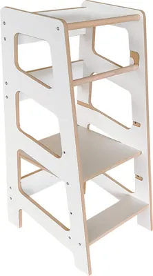 Produktbild von Babylike Montessori Lernturm für Kinder | Learning Tower ab 1 Jahr | Lernstuhl | Tritthocker