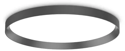 Produktbild von Moderne Deckenleuchte Fly Aluminium-Kunststoff Schwarz Led 53W 4000K D60Cm