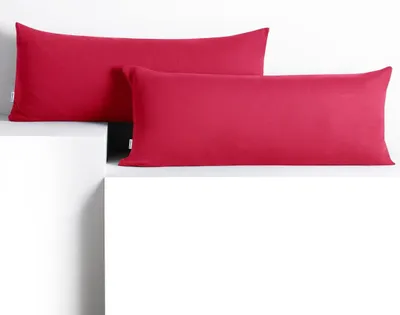 Zdjęcie produktu dla Poszewka bawełniana AMBER 40x120 2szt. malinowa DecoKing