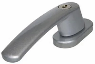Produktbild von ABUS Fenstergriff FG200 S, silber, abschließbarer Fenstergriff