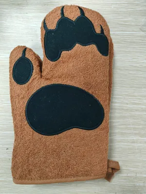 Produktbild von 1 Paar Ofenhandschuhe / Backhandschuhe / Topfhandschuhe aus Baumwolle