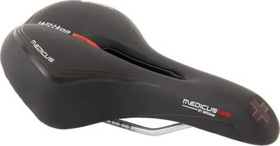 Produktbild von Wittkop Medicus Twin 1.0 Sattel Schwarz Schwarz One Size