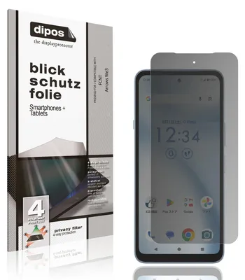 Produktbild von Blickschutzfolie für FCNT Arrows We3 matt Schutzfolie Folie Display Schutz dipos