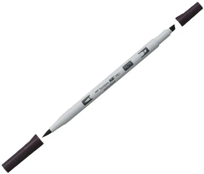 Produktbild von Dual-Fasermaler ABT Pro Keilspitze/Pinselspitze Alkoholbasis dark plum Packung mit 3 Stück