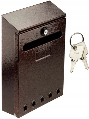 Produktbild von FEINZ | Briefkasten Euroskrzynka Smart - 25x18x6 cm - mit Schlüssel - Wetterfest und Sicher