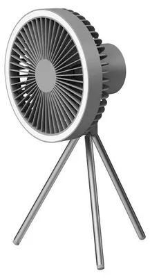 Productafbeelding van Oplaadbare campinglamp, met LED-verlichting, donkergrijs