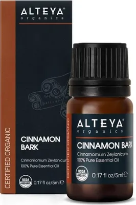 Zdjęcie produktu dla Olejek z cynamonowca cejlońskiego (kora) 100% organiczny Alteya 5 ml