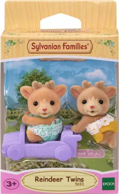 Produktbild von Epoch Sylvanian Families Rentier Zwillinge Figuren Rosa Rosa One Size