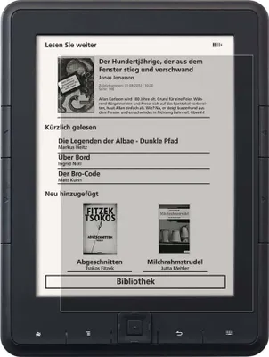 Produktbild von 3x Schutzfolie TrekStor eBook Reader 4 Antireflex Displayschutzfolie Antifingerprint