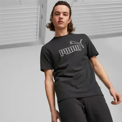 Zdjęcie produktu dla Koszulka męska PUMA Essentials Elevated Pique, kolor: puma black, rozmiar: L