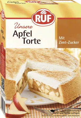Produktbild von RUF Apfel Torte Backmischung